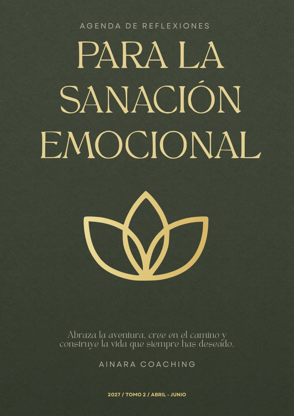 Portada real del tomo 2 de la agenda 2027