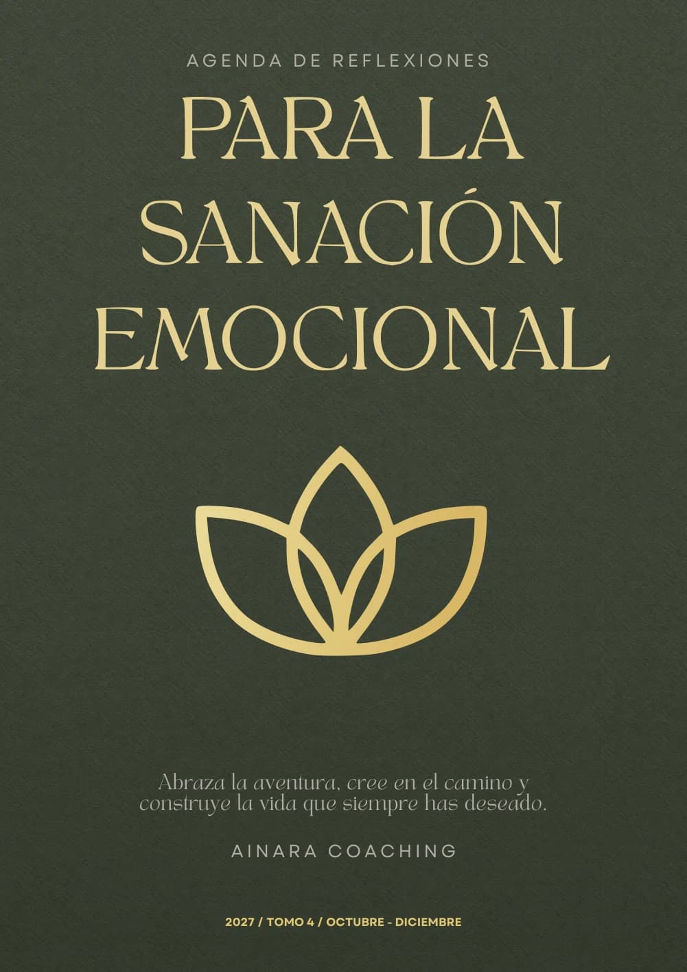 Portada real del tomo 4 de la agenda 2027